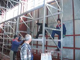 Компания "Равиал", г. Хабаровск, мезонин на зацепах Компания "Равиал", г. Хабаровск, мезонин на зацепах